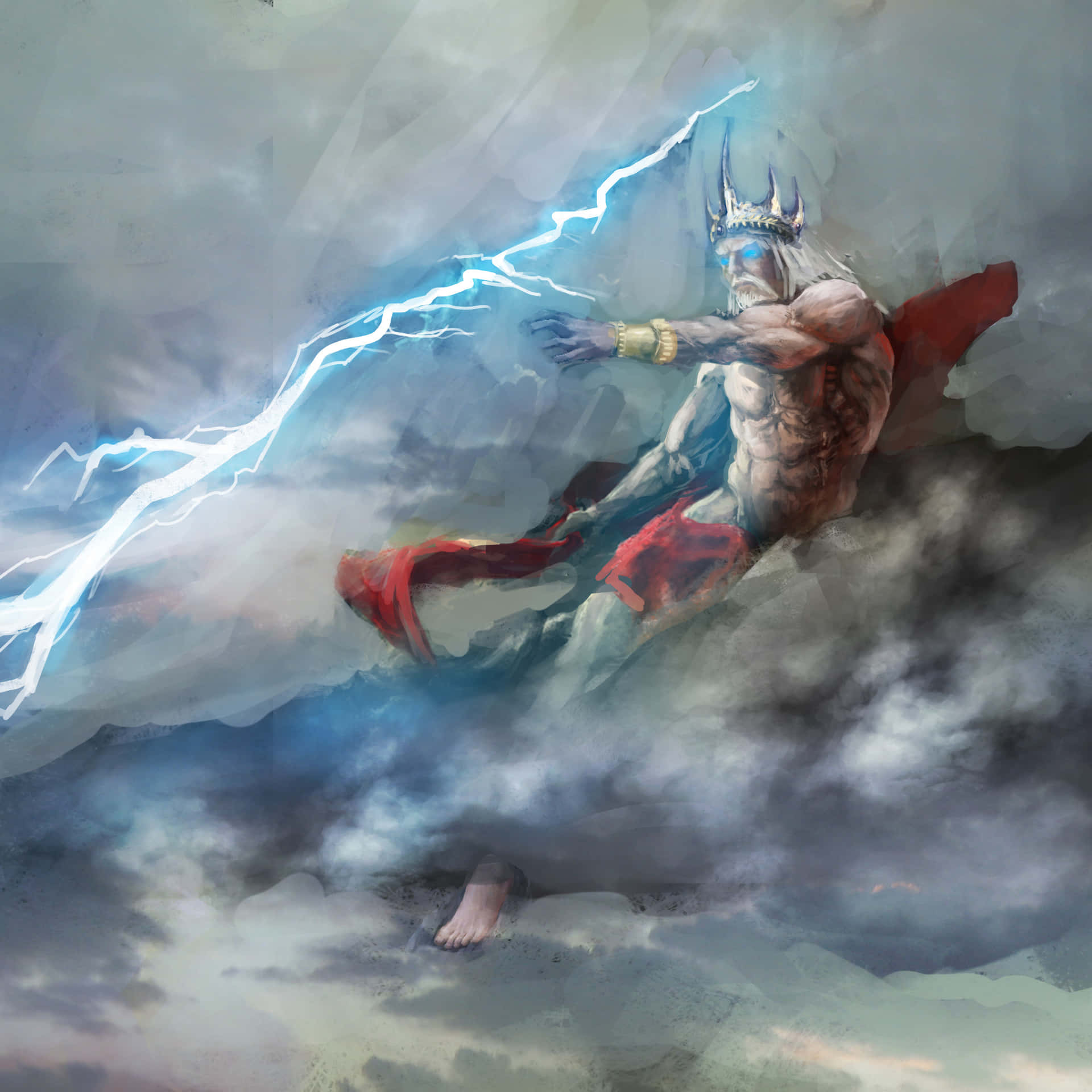 The God Of The Sky, Zeus Background