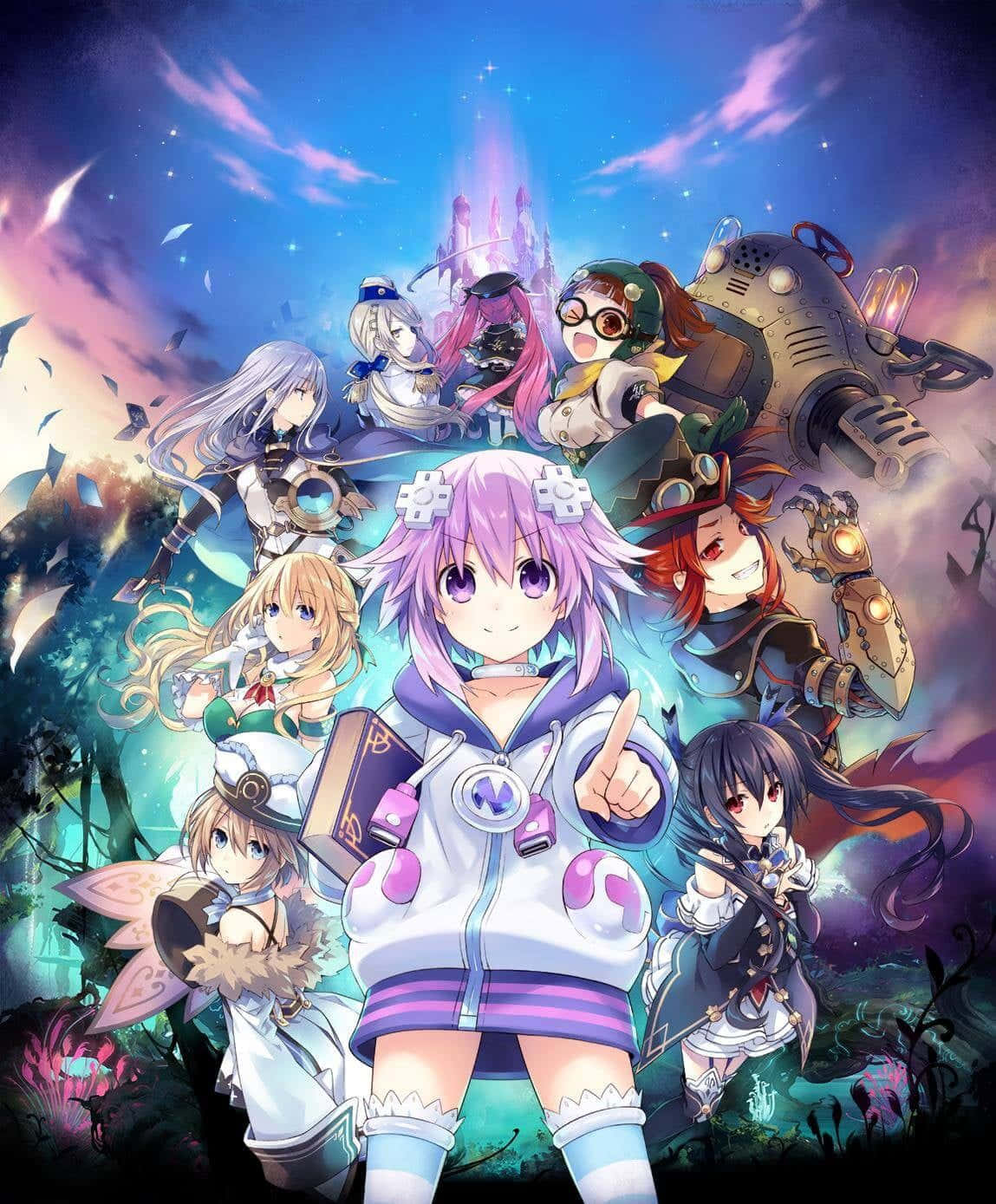 The Goddess Neptune Pilots Her Way In Hyperdimension Neptunia