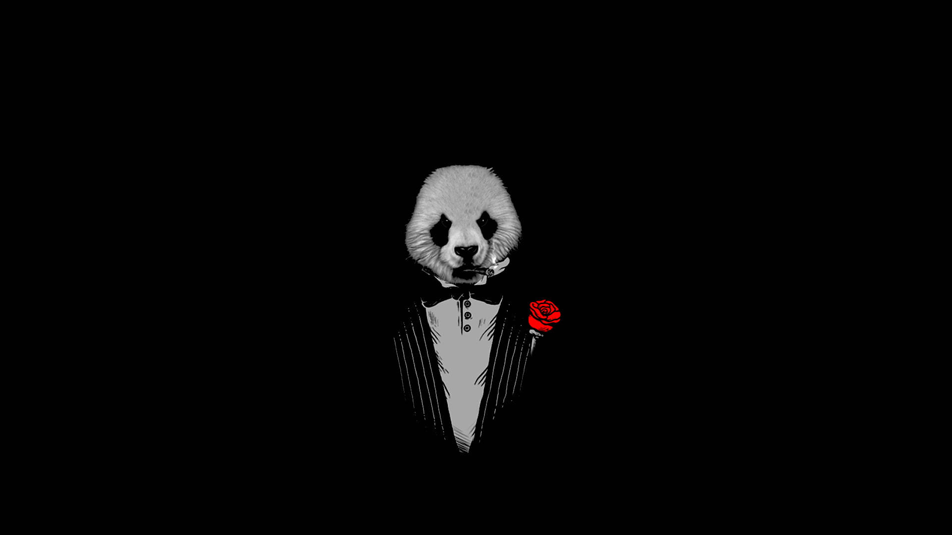 The Godfather Panda In Suit
