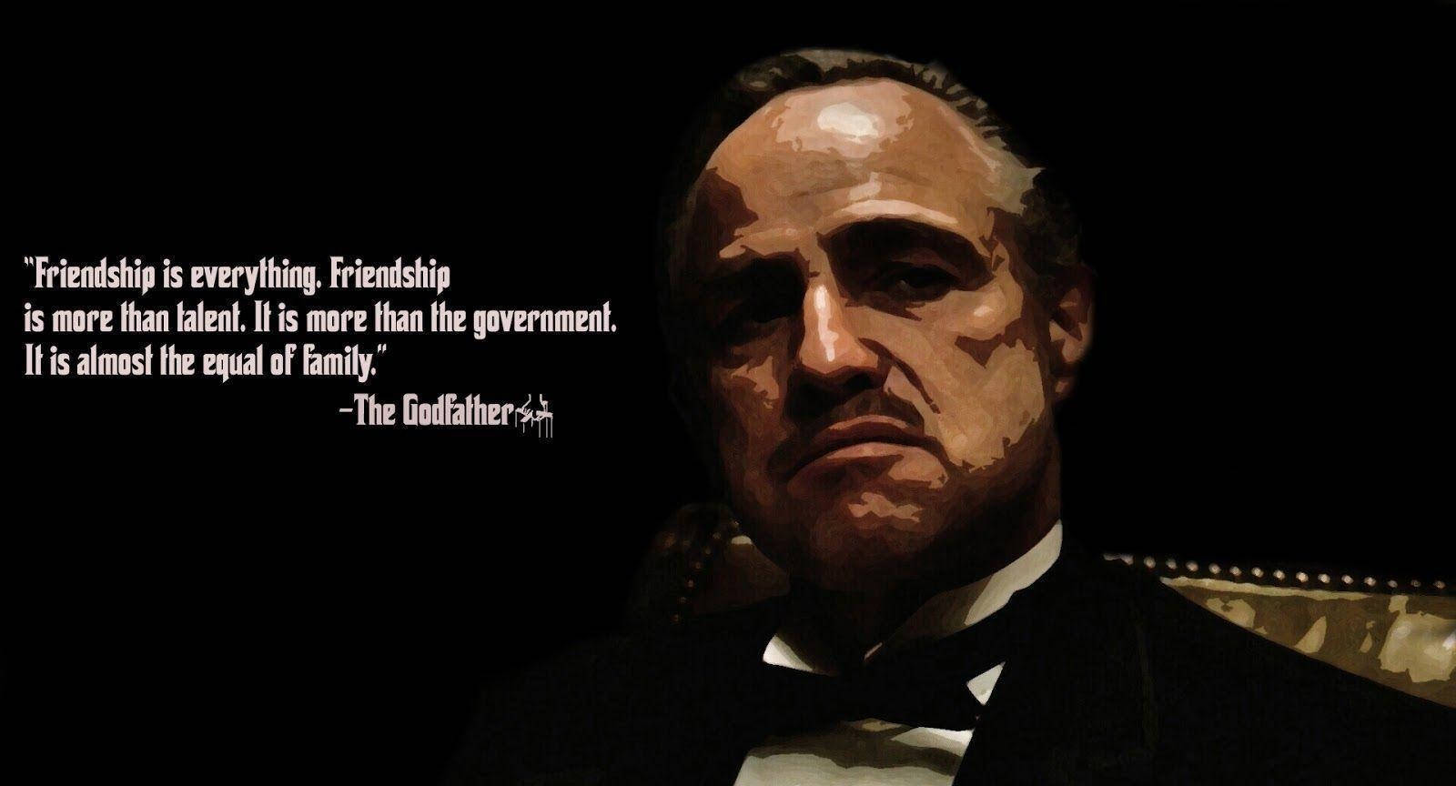 The Godfather Quotes Background