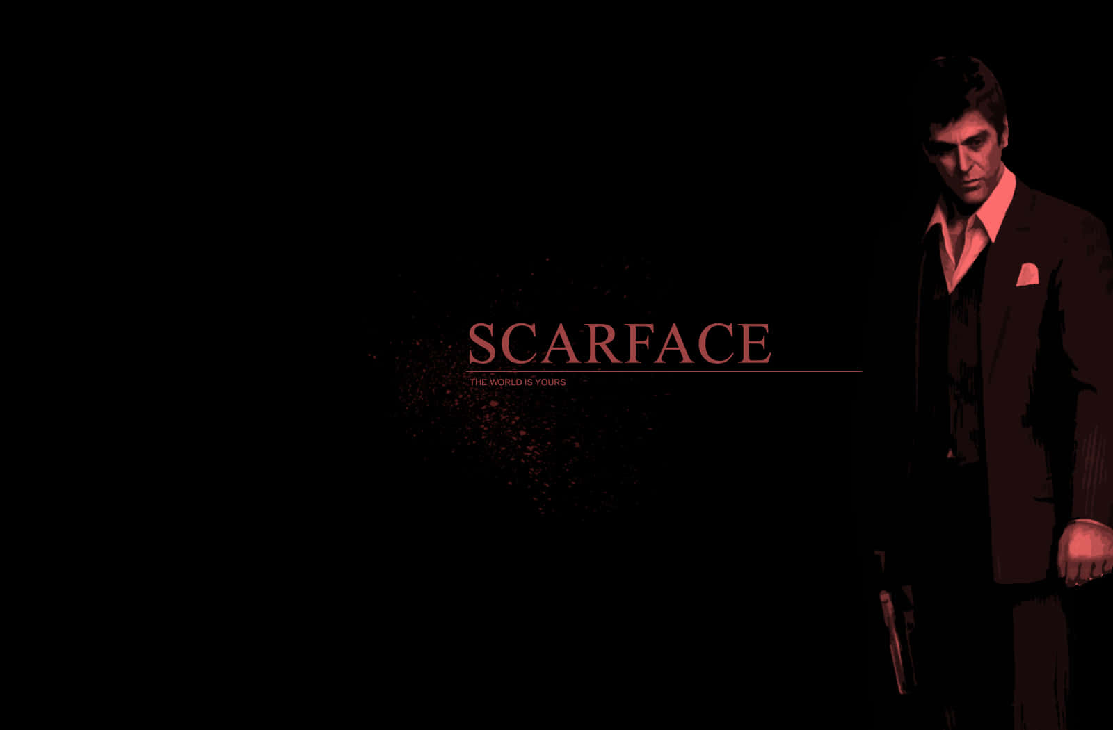 The Godfather - Tony Montana In His Iconic Pose Background