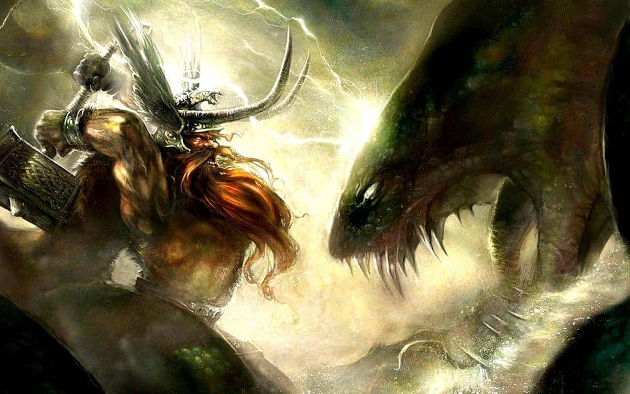 The Gods Of Norse Mythology Background