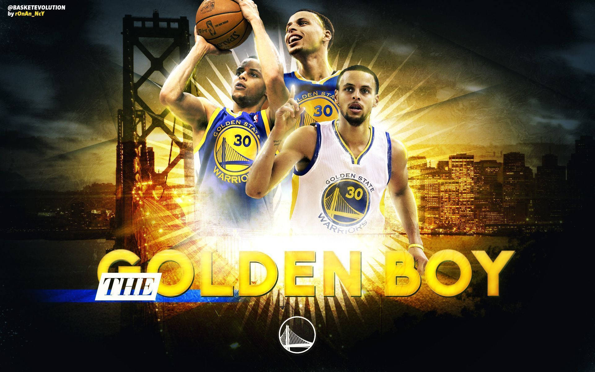The Golden Boy Stephen Curry Background