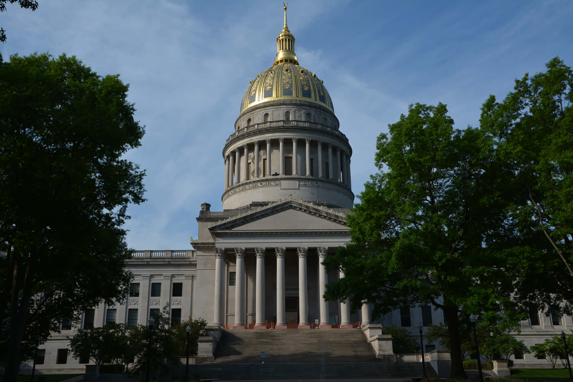 The Golden Dome Of West Virginia's State Capitol Building