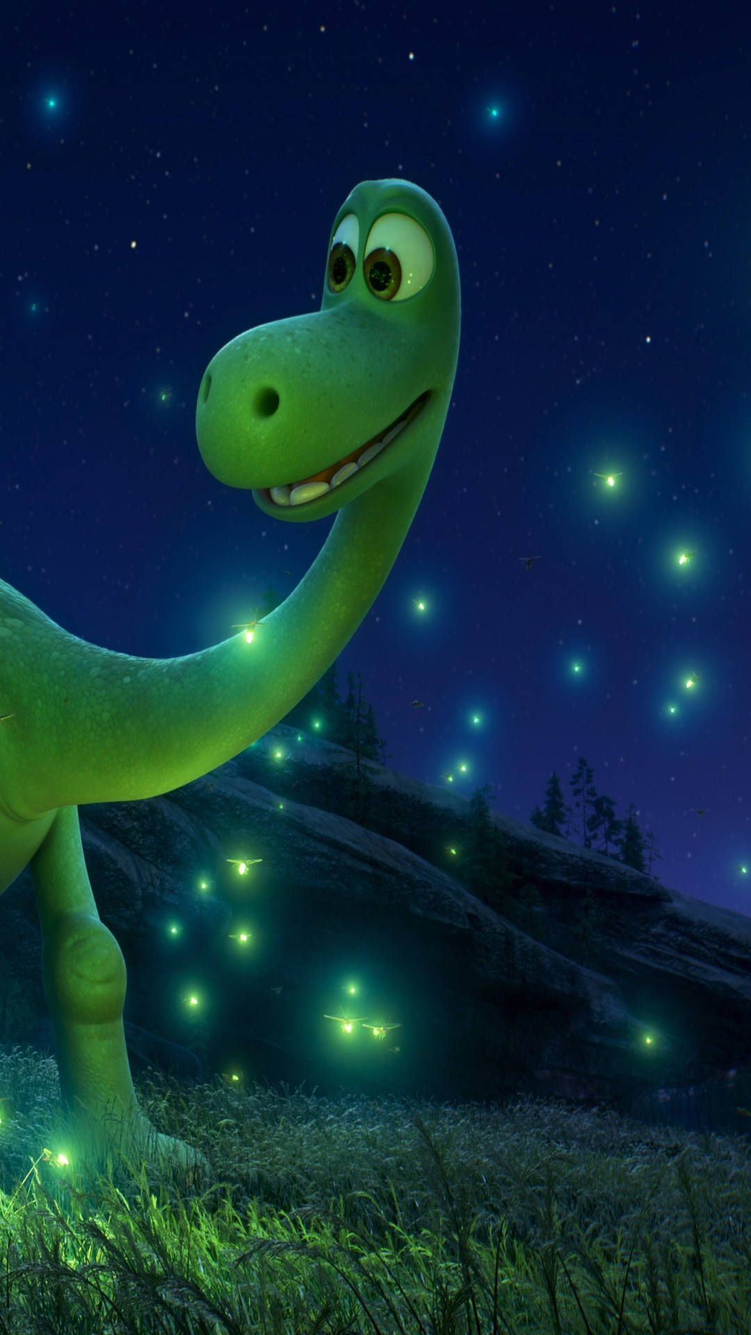 The Good Dinosaur Among Fireflies Background