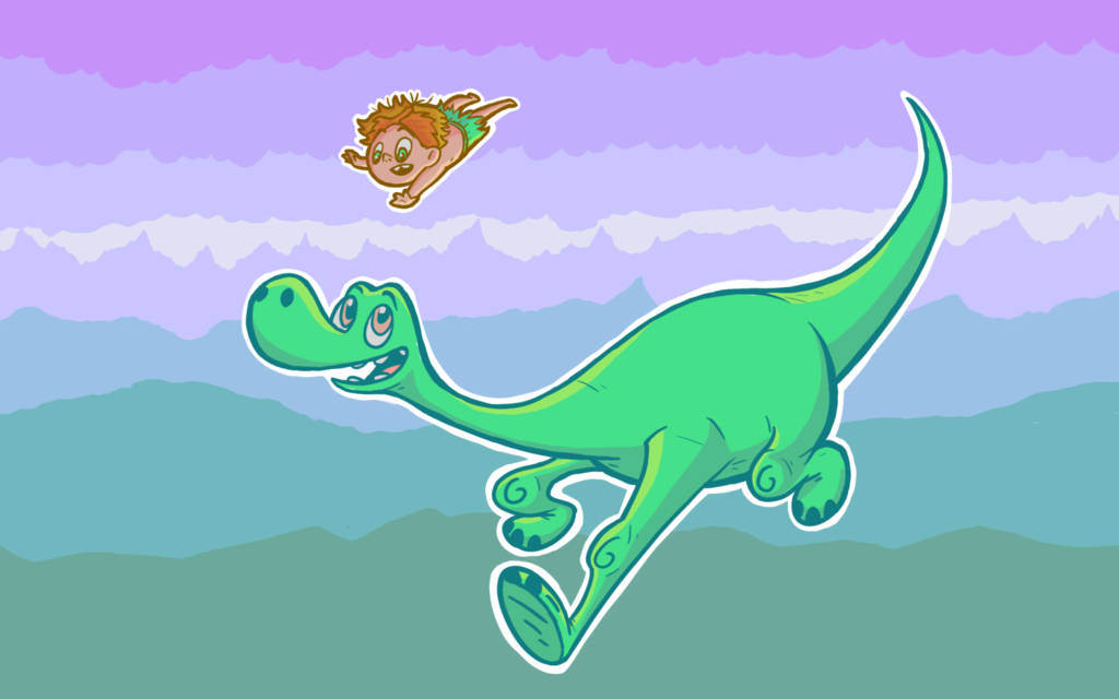 The Good Dinosaur Simple Design Background