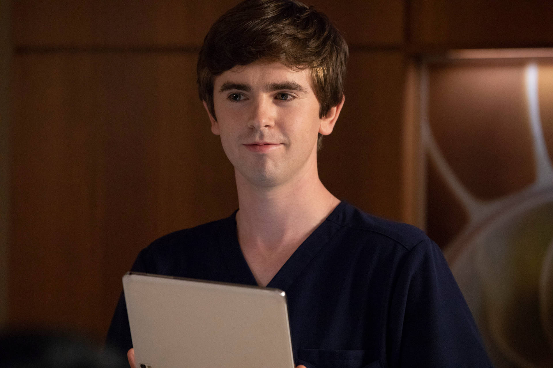 The Good Doctor Captivating Smile Background
