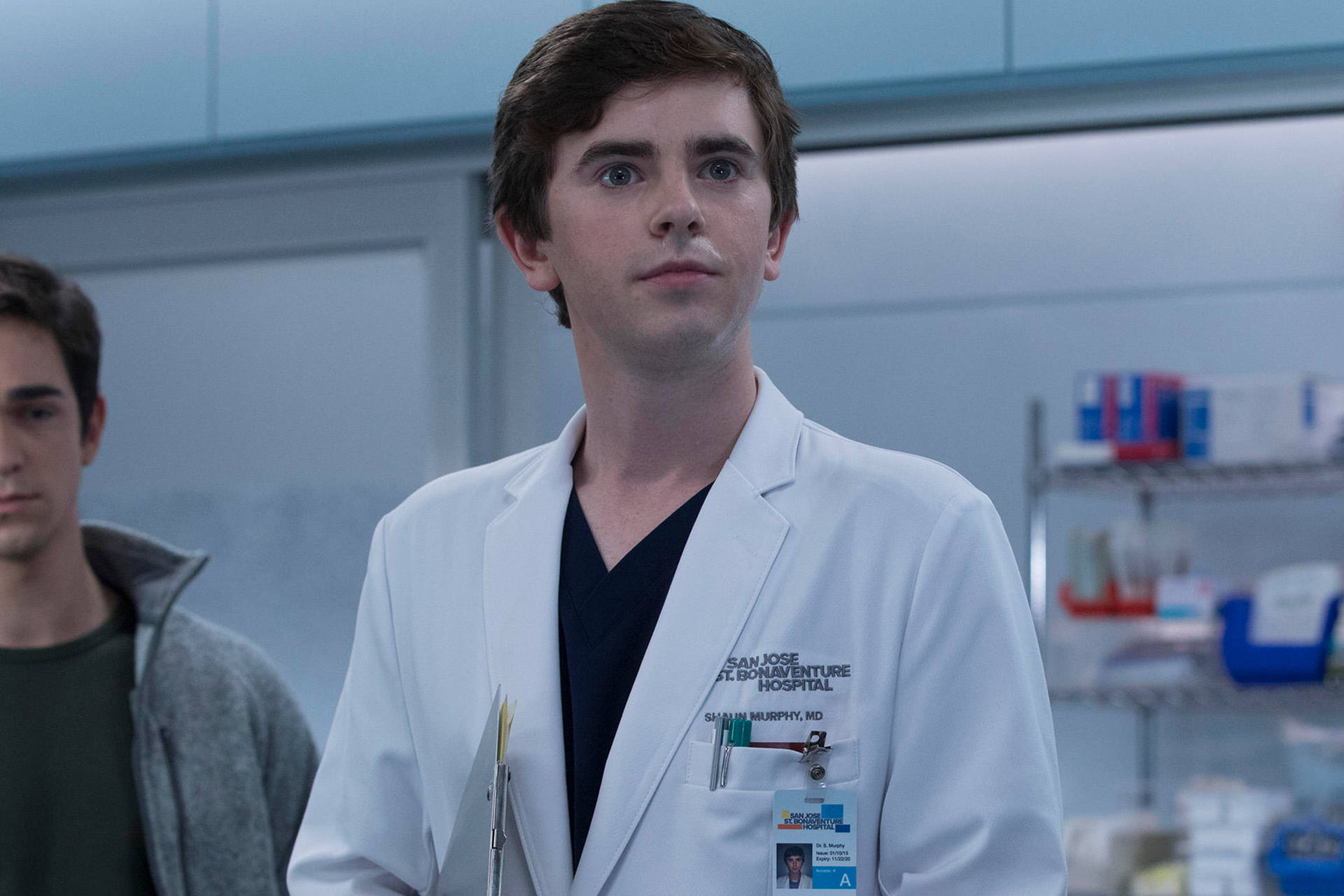 The Good Doctor Surprised Look Background