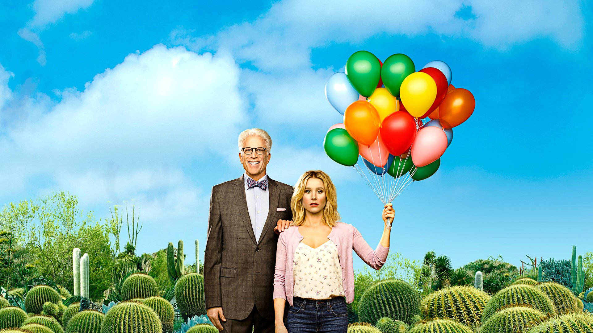 The Good Place Eleanor And Shawn Background