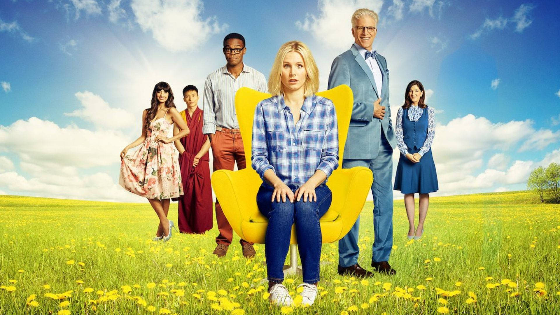 The Good Place Series Poster Background