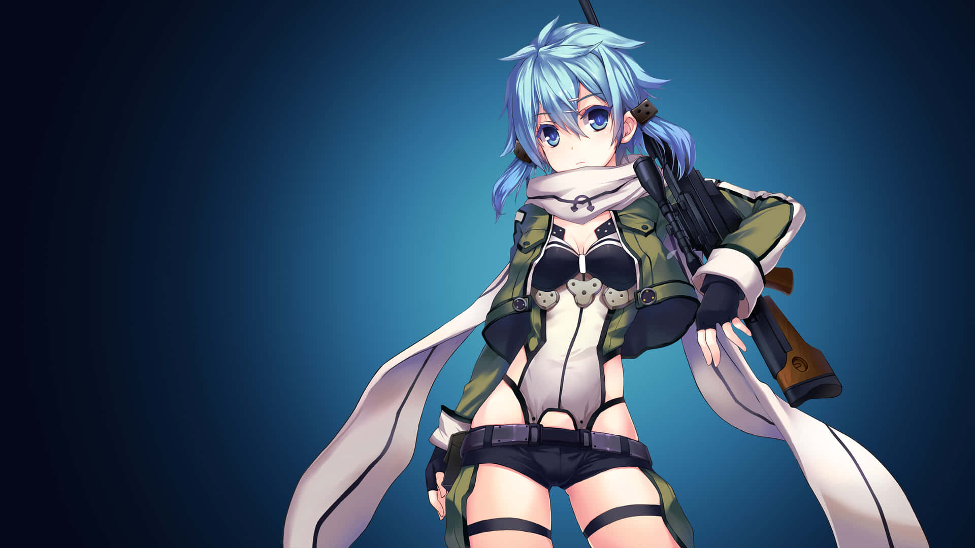 The Grace And Beauty Of Sinon Background