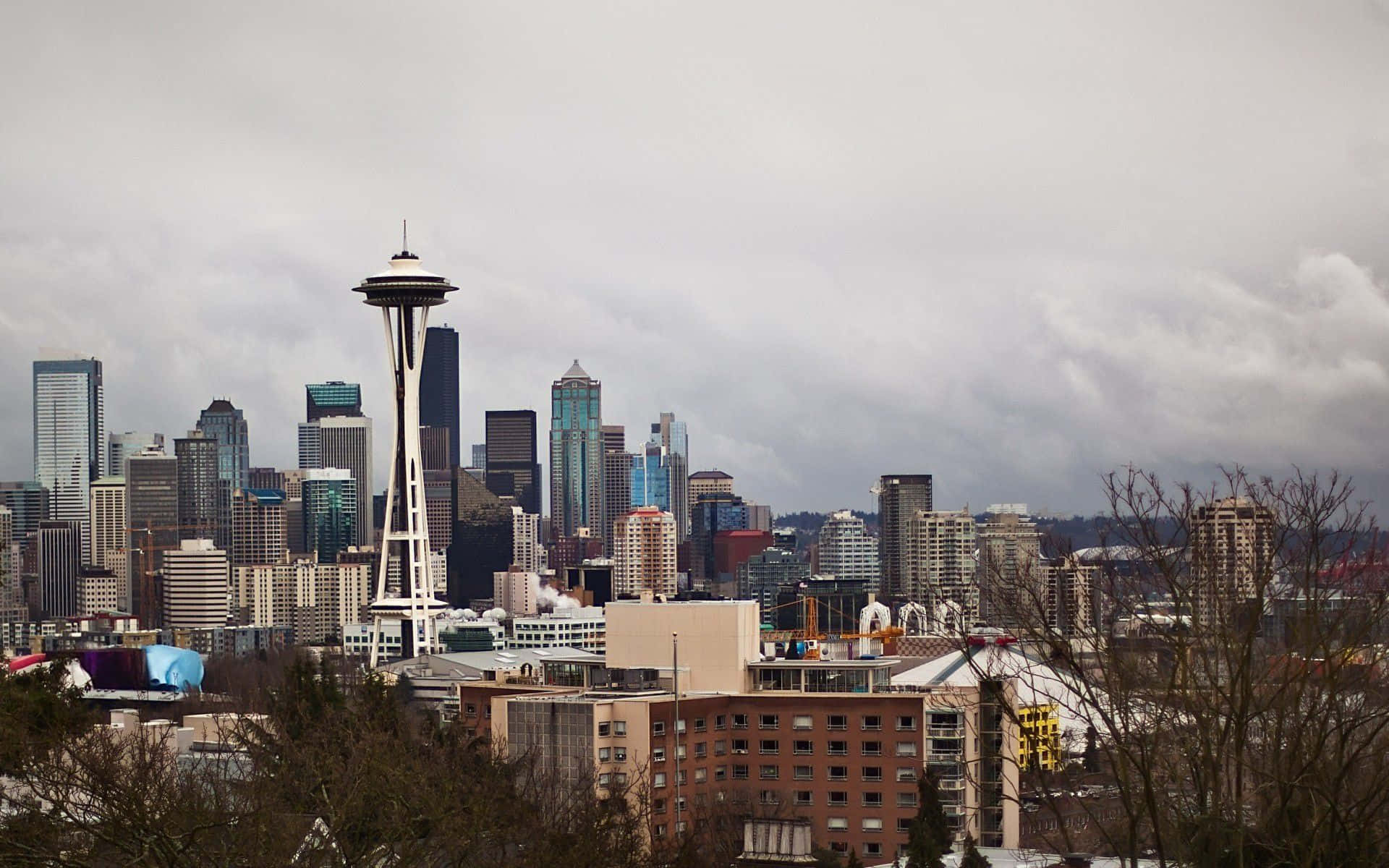 The Grandeur Of Seattle, Washington Background