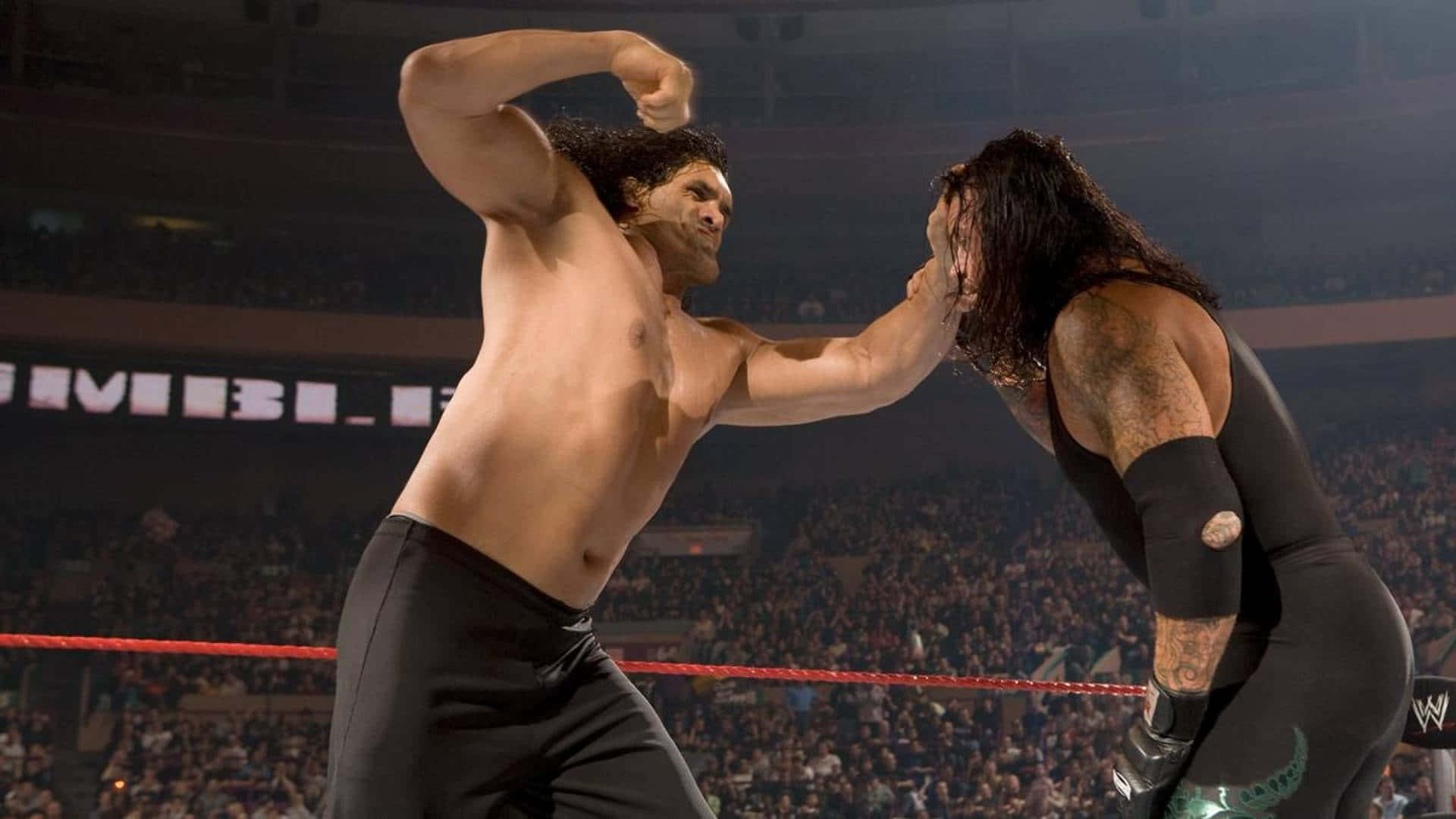 The Great Khali Versus The Undertaker Background