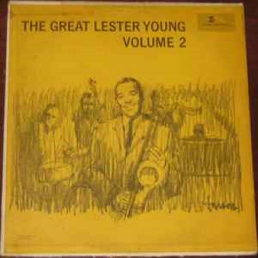 The Great Lester Young - Volume 2 Album Cover Background