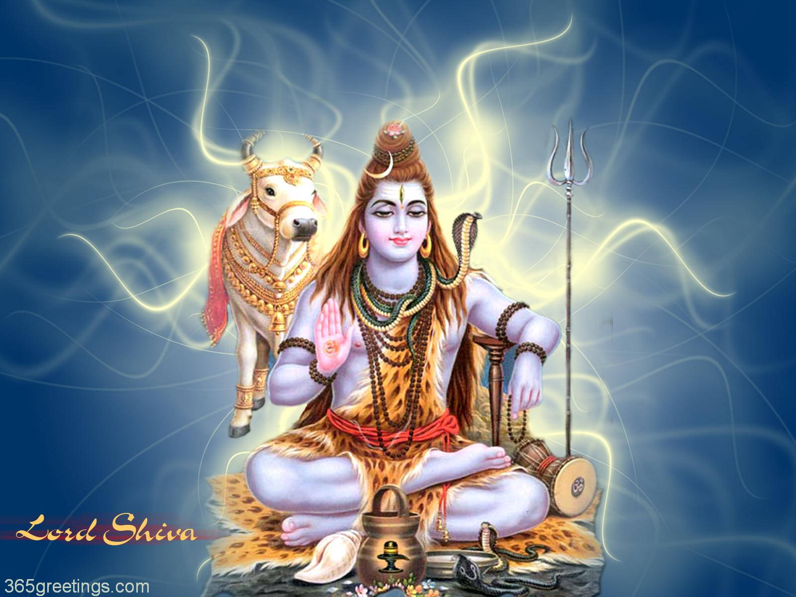 The Great Lord Shiva Background