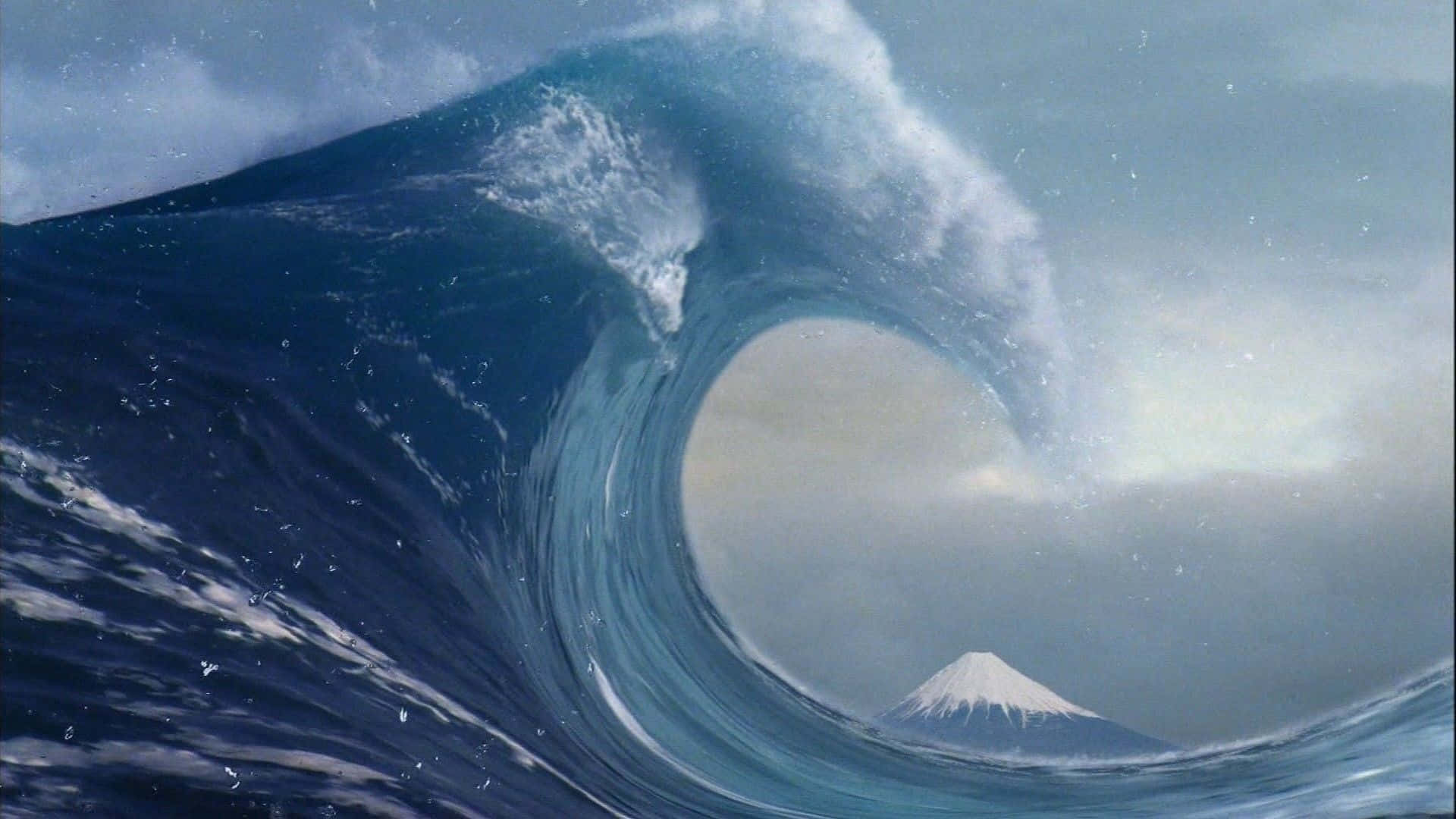 The Great Wave Realistic Painting