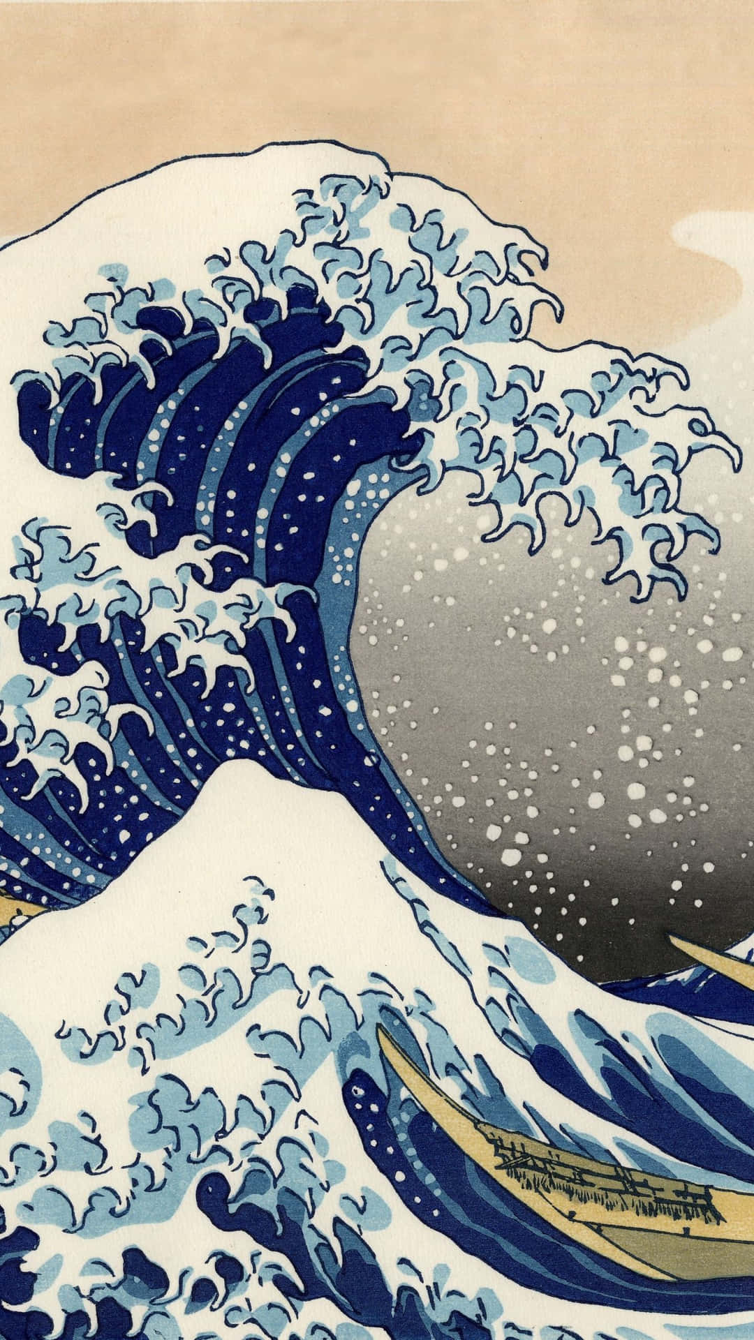 The Great Wave Remastered Painting