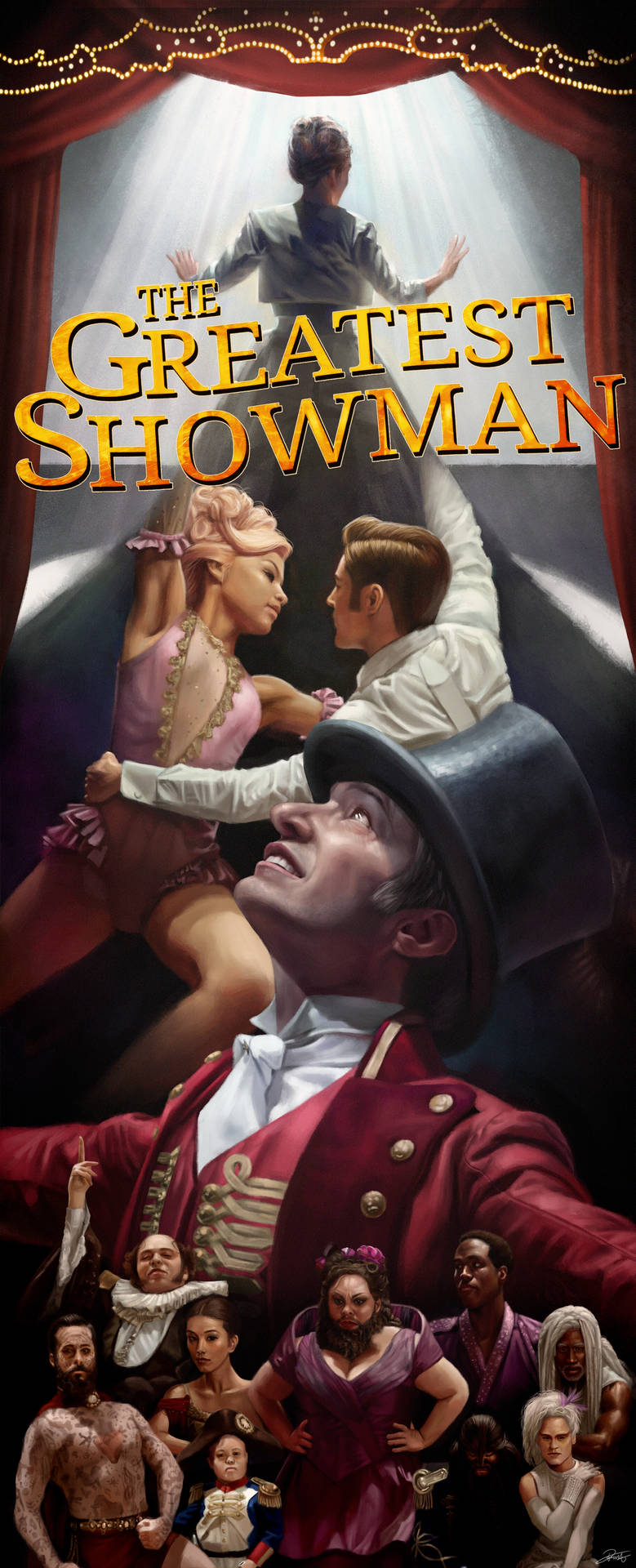 The Greatest Showman Stunning Poster Background