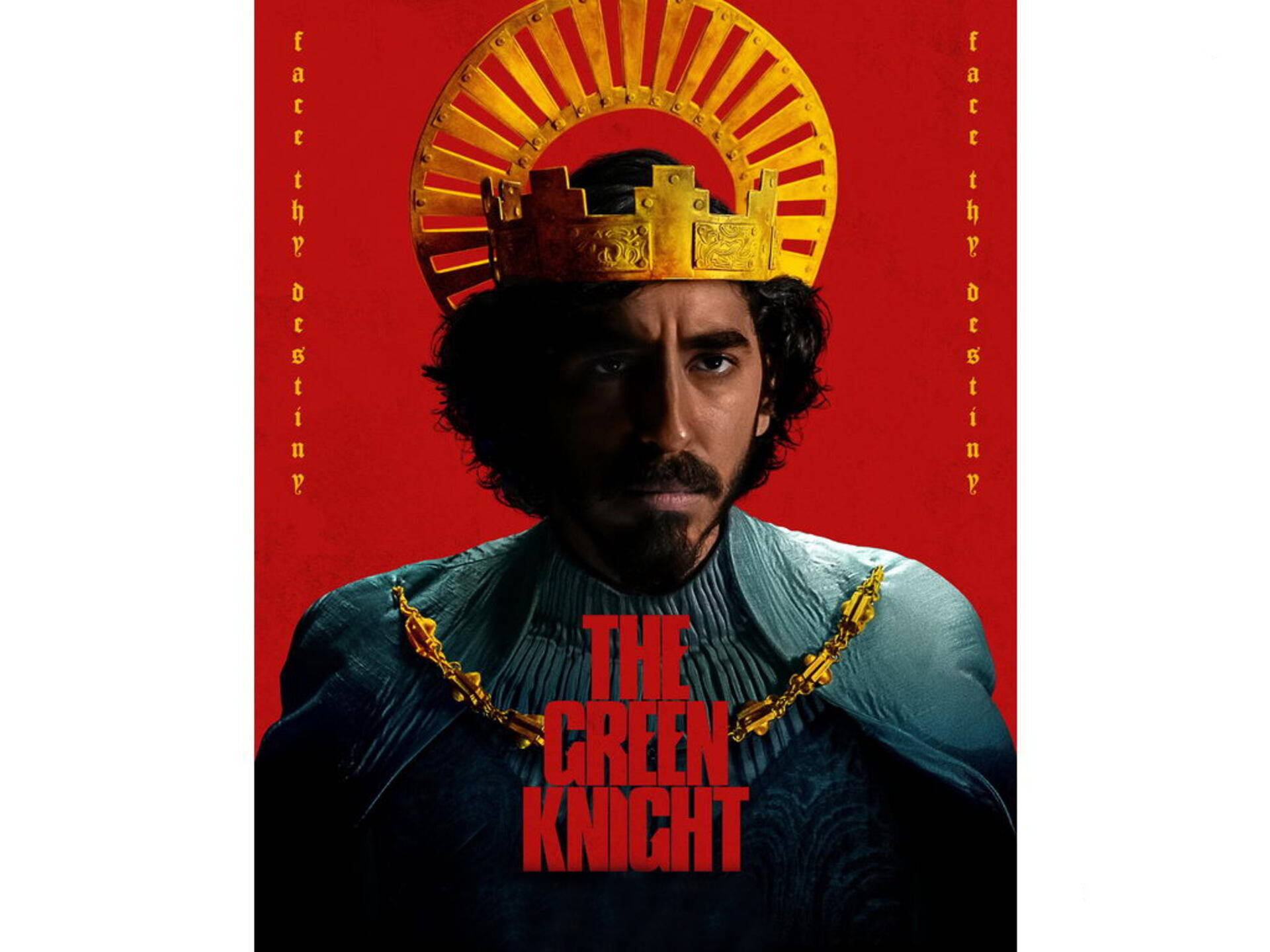 The Green Knight Dev Patel Film Poster Background