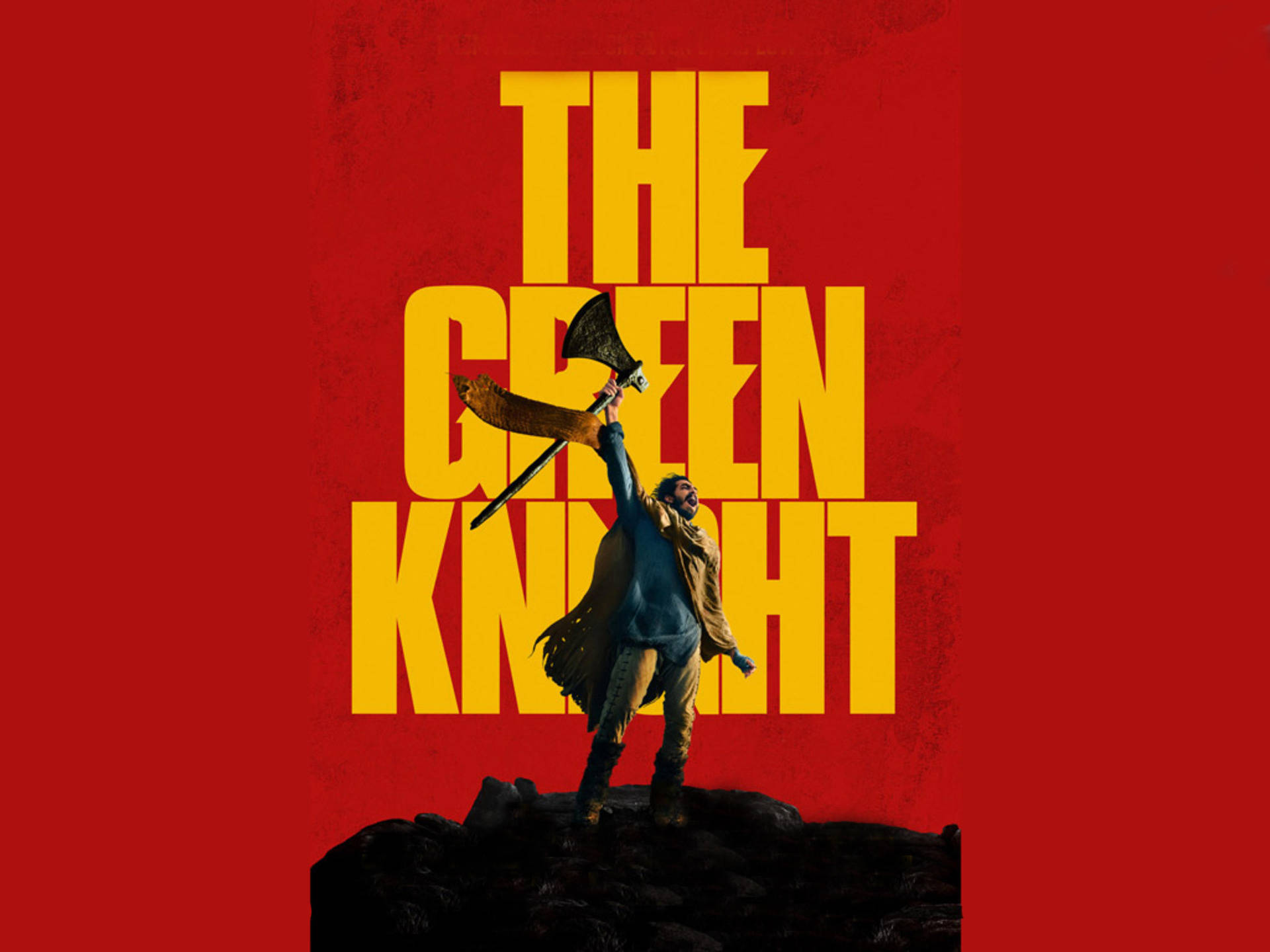 The Green Knight Red Art Background