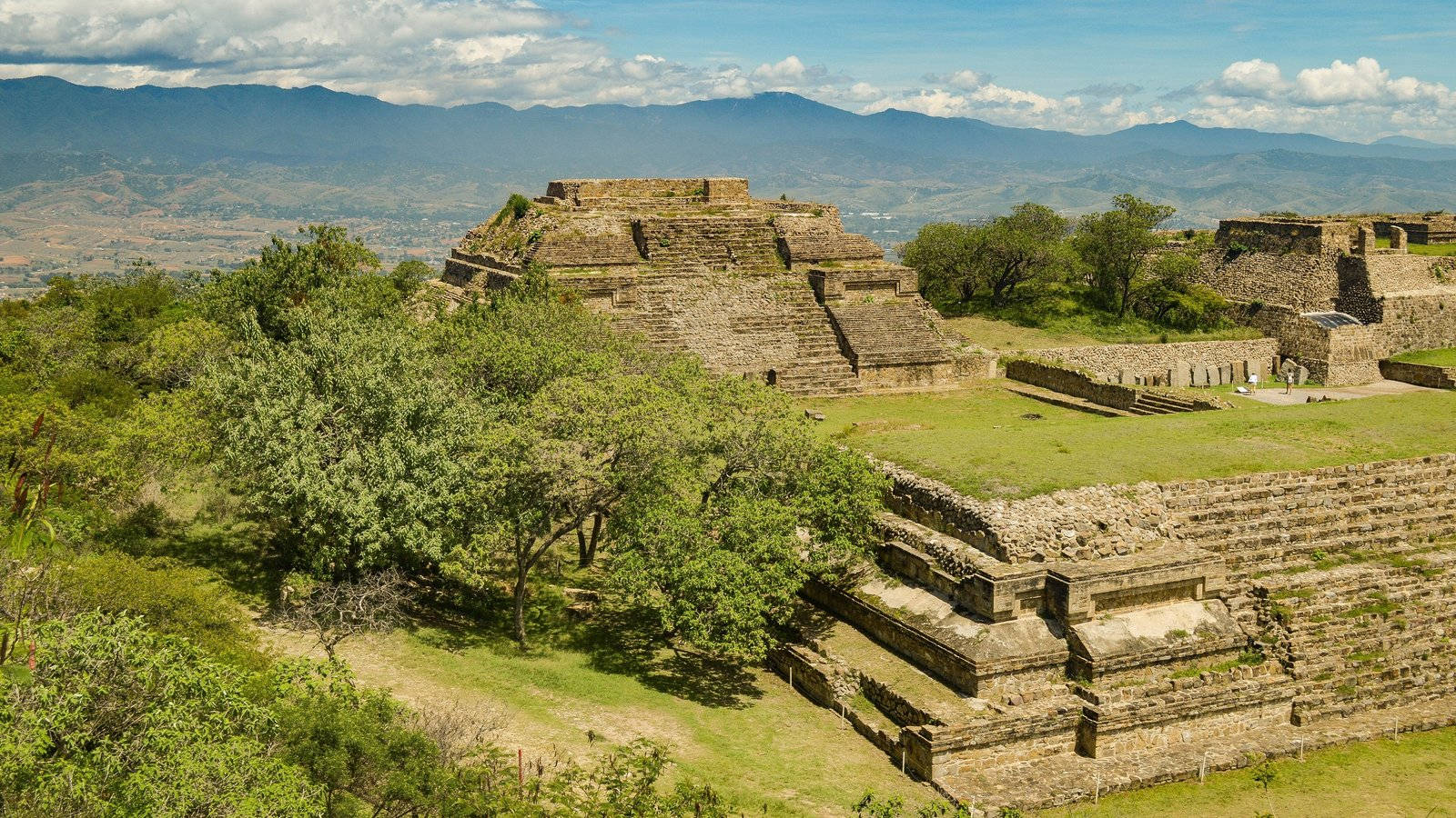 The Green Plains At Monte Alban, Oaxaca