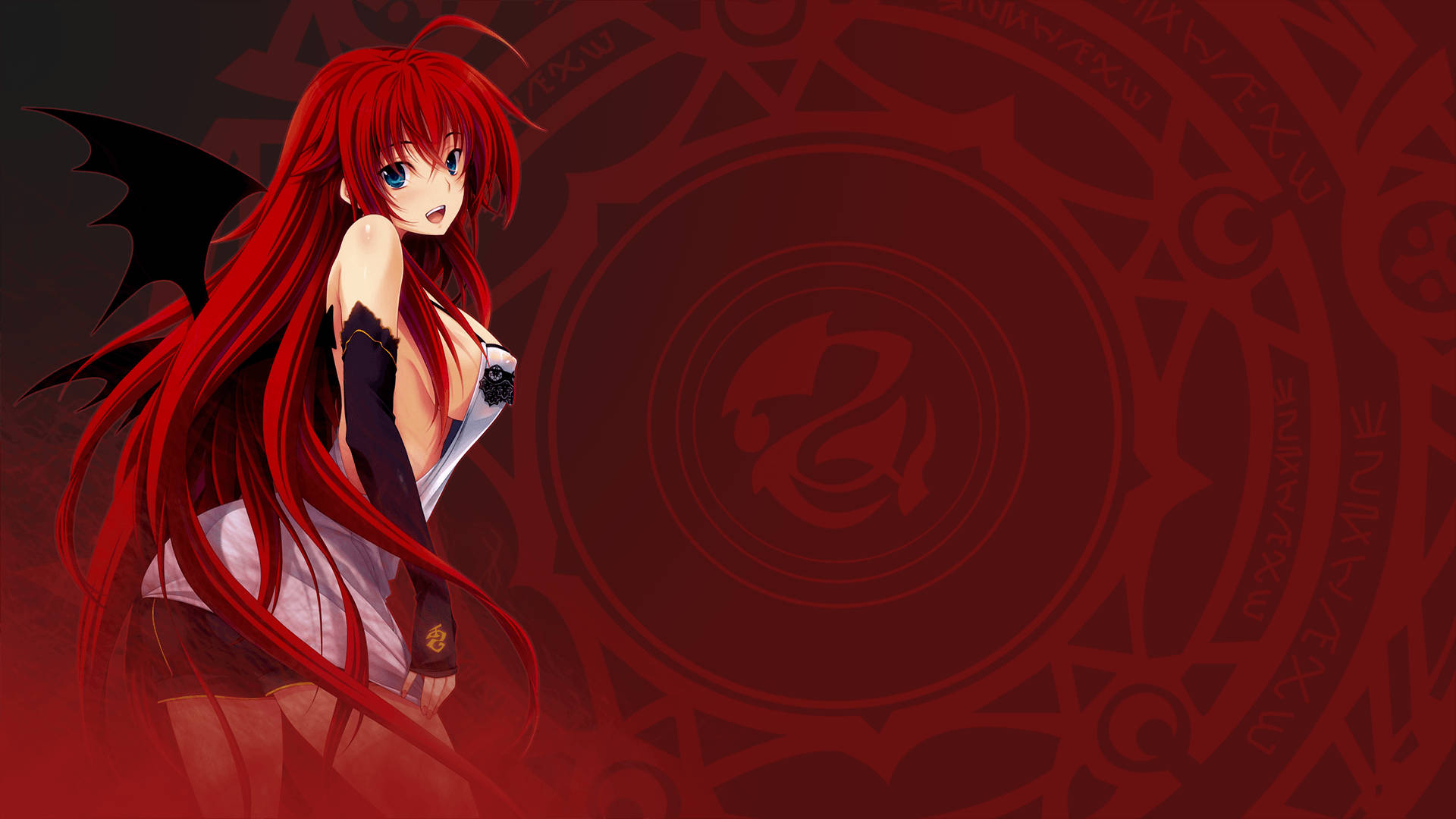 The Gremory Clan, Featuring Rias Gremory, In Highschool Dxd Background