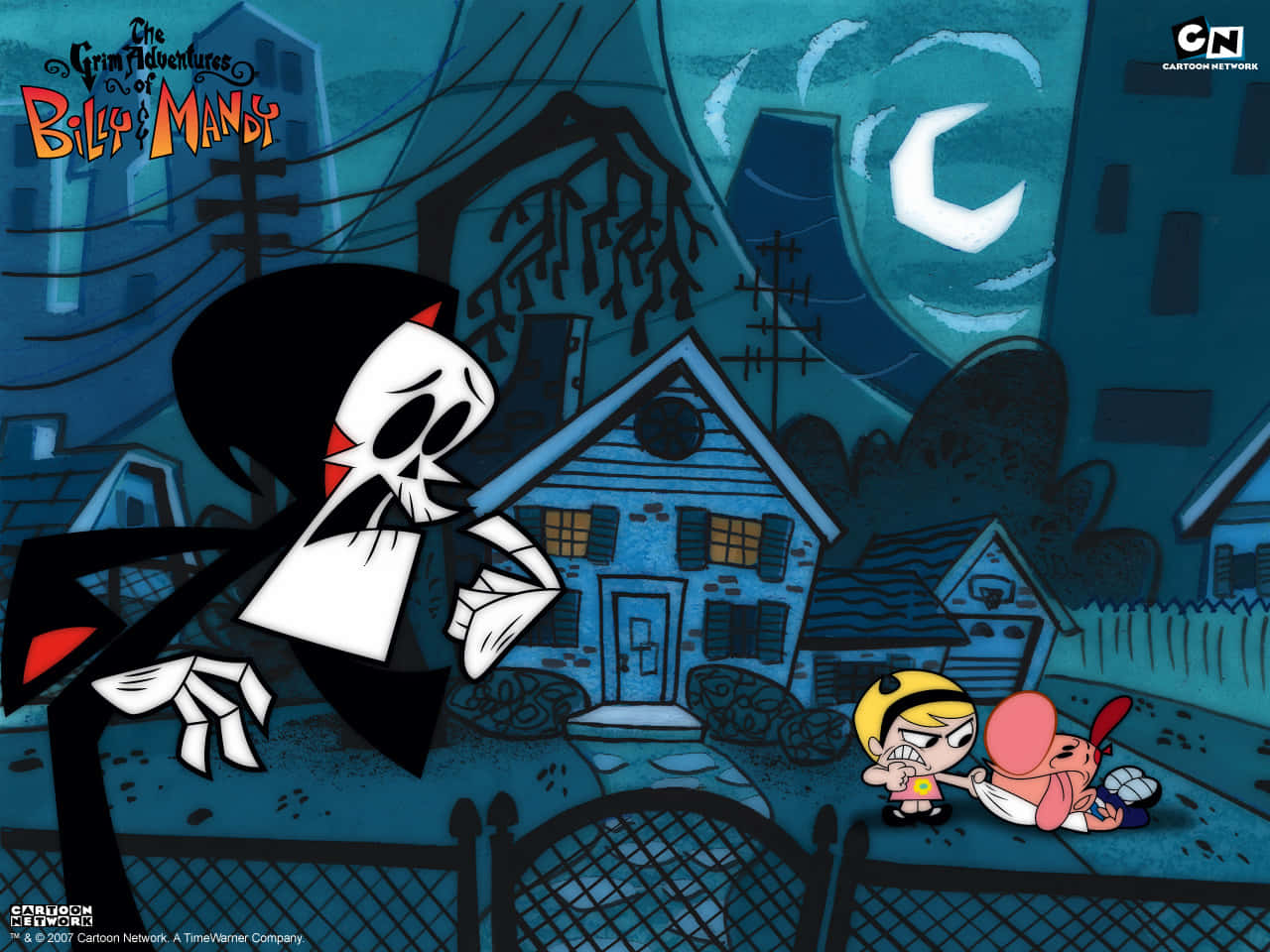 The Grim Adventures Of Billy And Mandy - Classic Animated Series Background