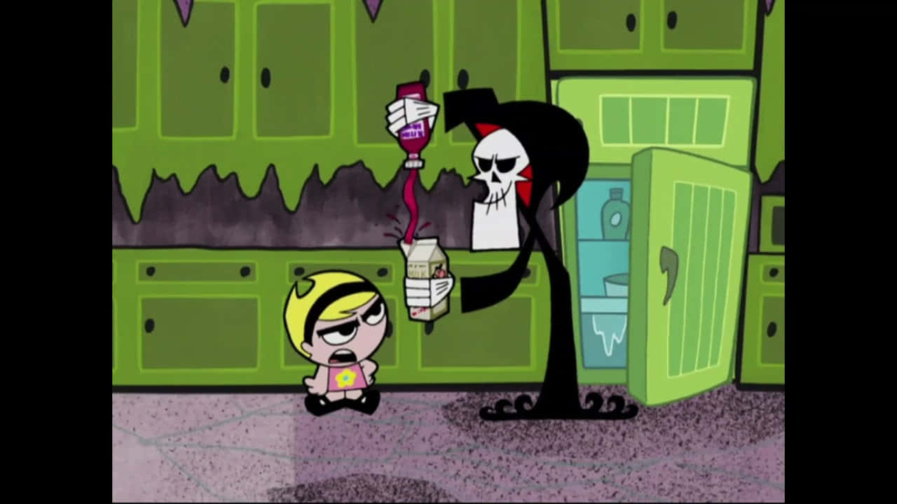 The Grim Adventures Of Billy And Mandy - Main Characters Wallpaper Background