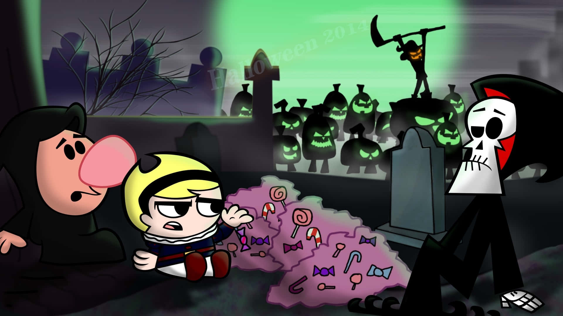 The Grim Adventures Of Billy And Mandy Wallpaper Background