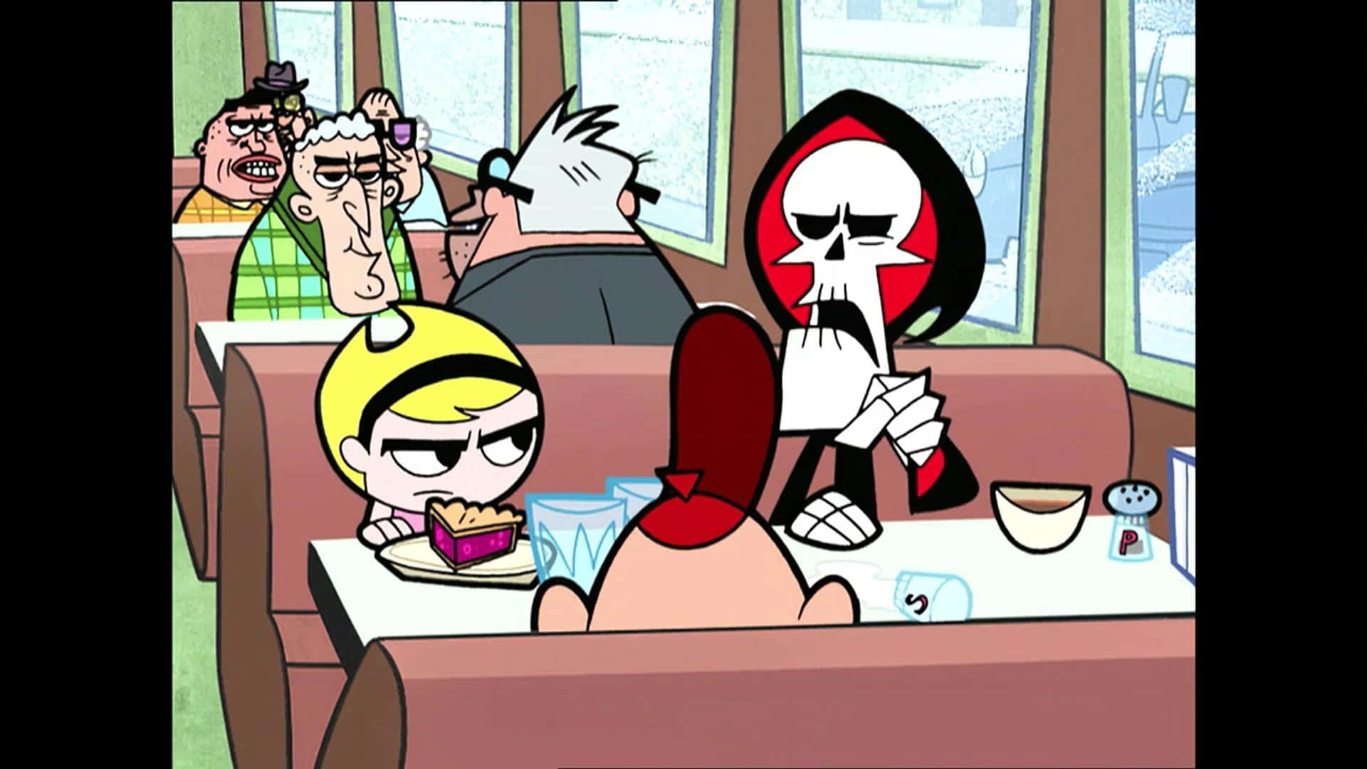 The Grim Adventures Of Billy & Mandy: Cartoon Heroes And Hilarious Moments Background