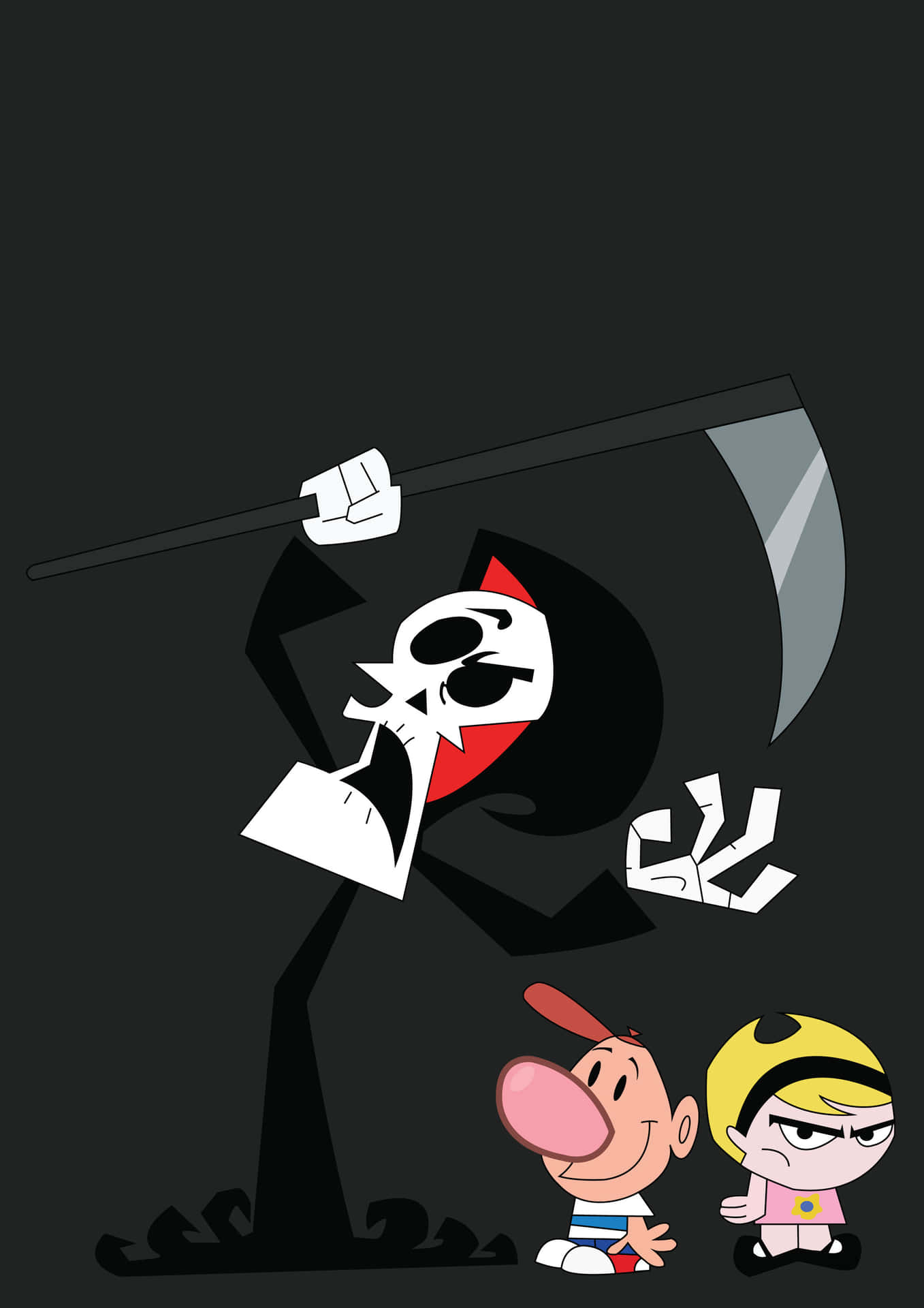 The Grim Adventures Of Billy & Mandy Characters In Action Background