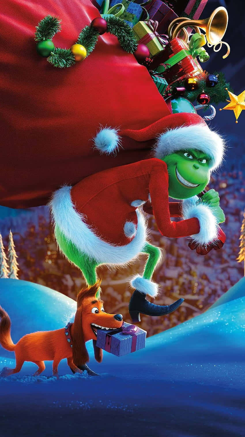 The Grinch Christmas Movie Wallpaper Background