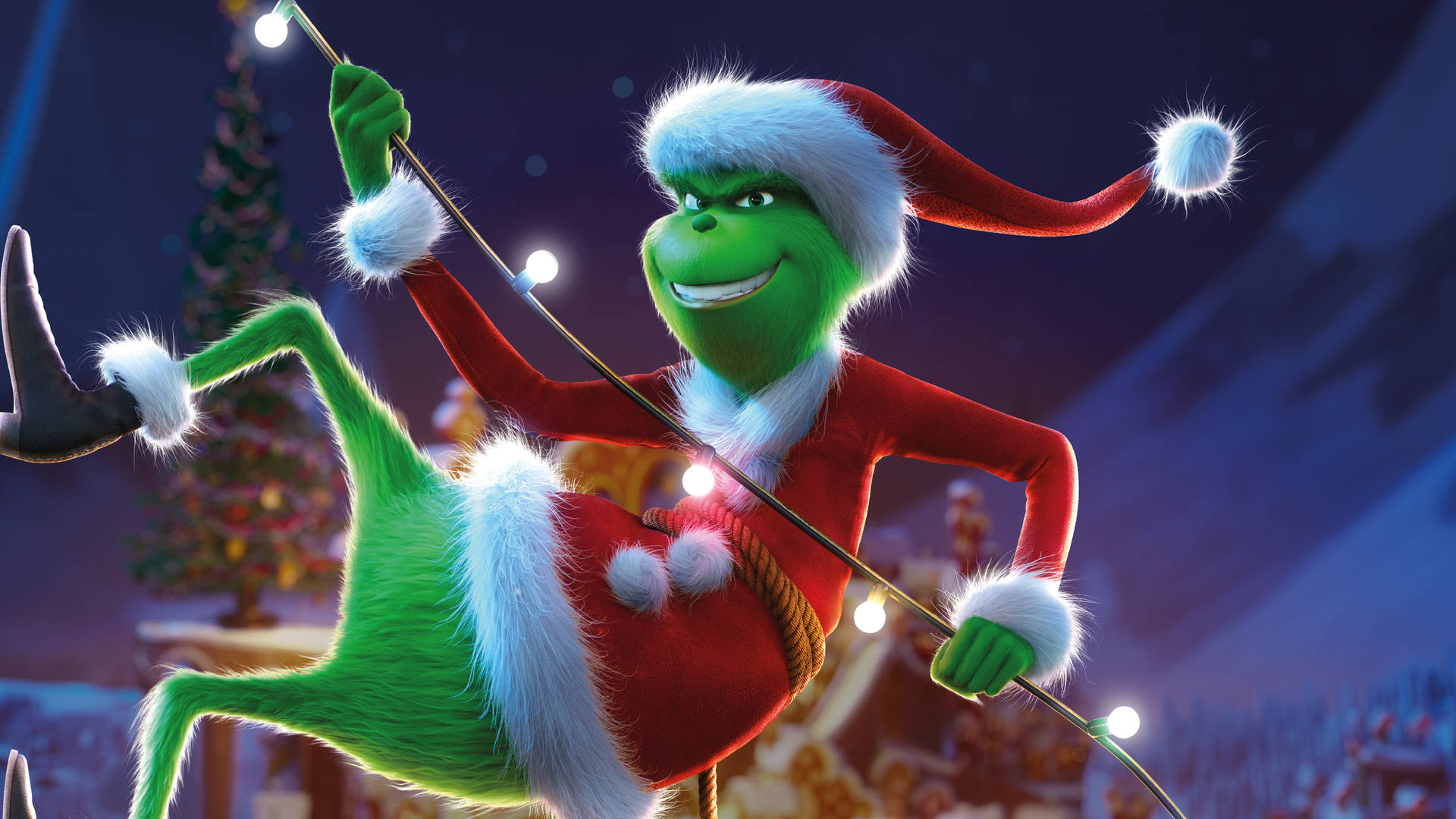 The Grinch Climbing Background