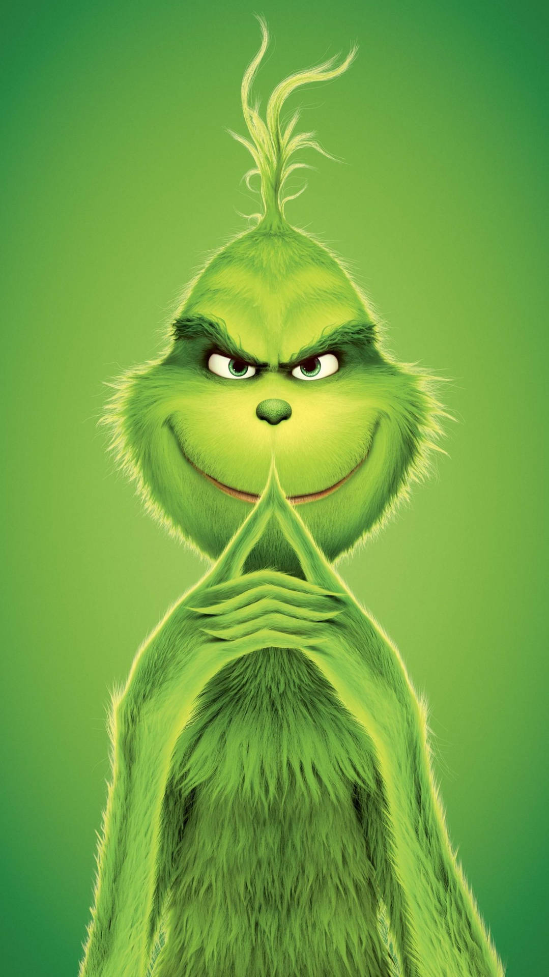 The Grinch Evil Look Background