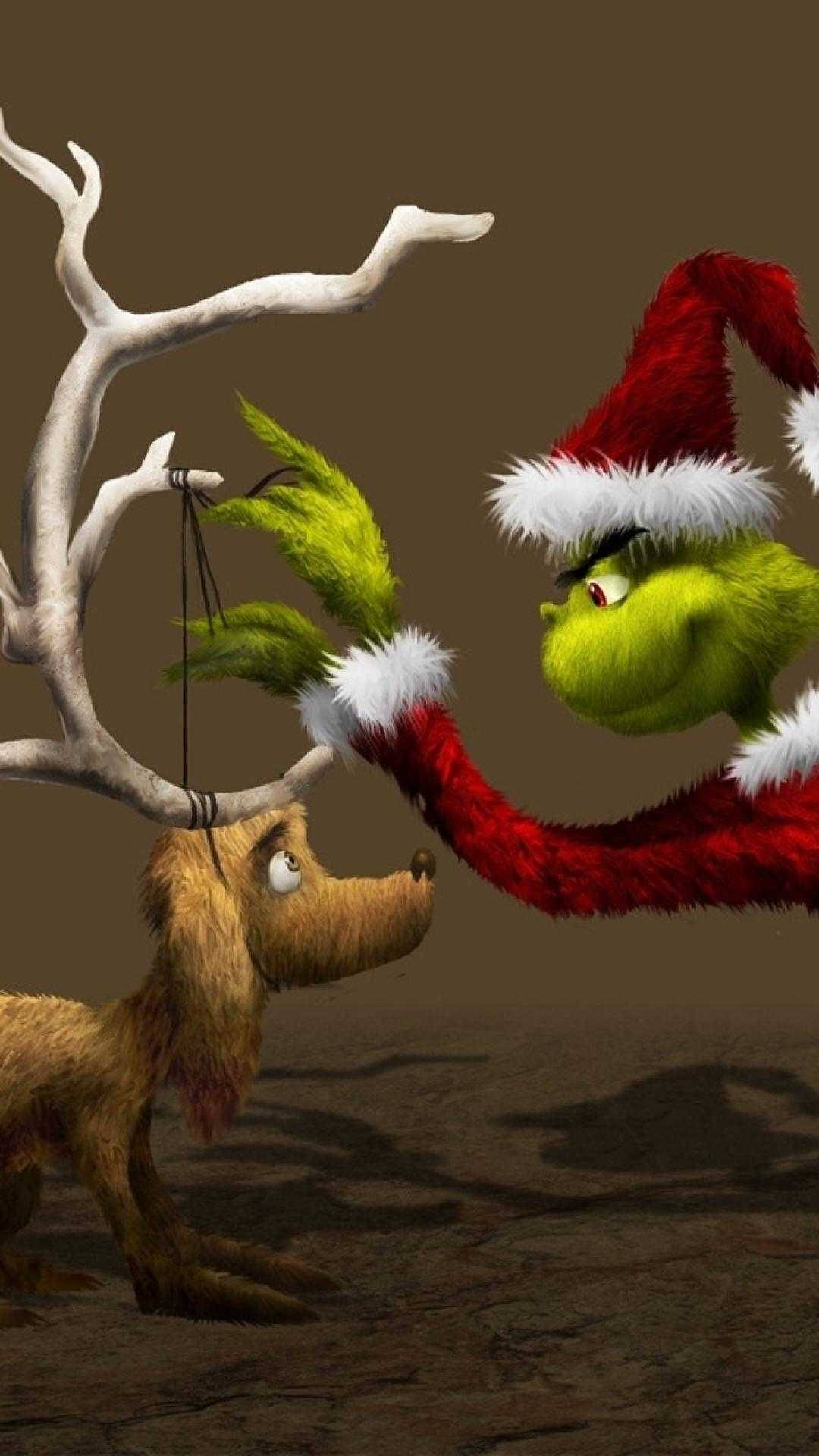 The Grinch Helping Puppy