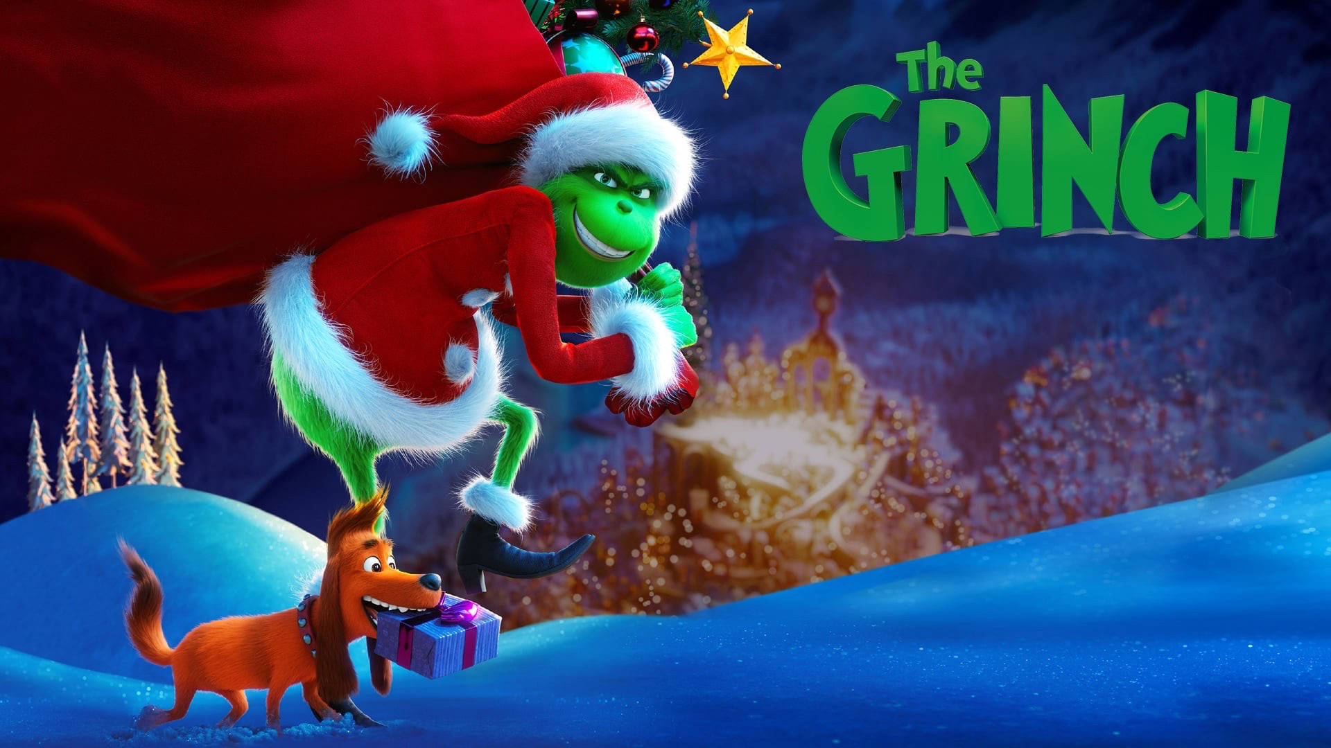 The Grinch Stealing Background