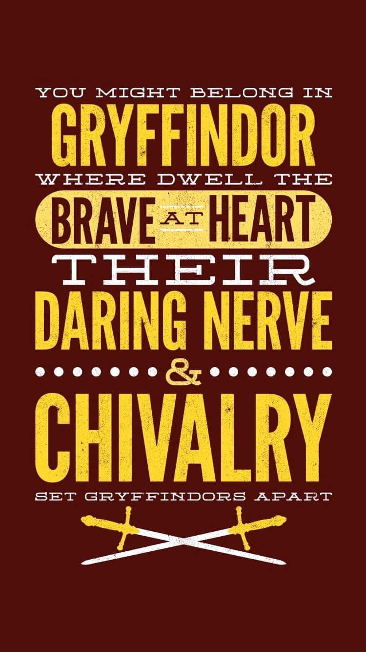The Gryffindor Colors Are Full Of Magic And Courage. Background