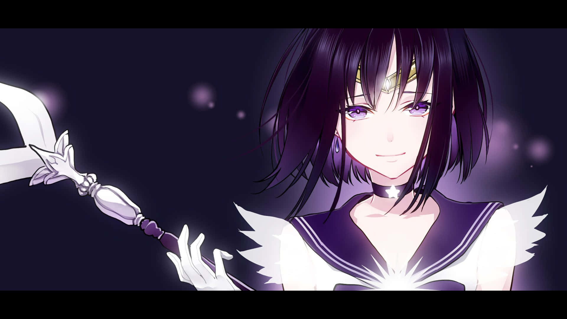 The Guardian Of Silence, Sailor Saturn Background