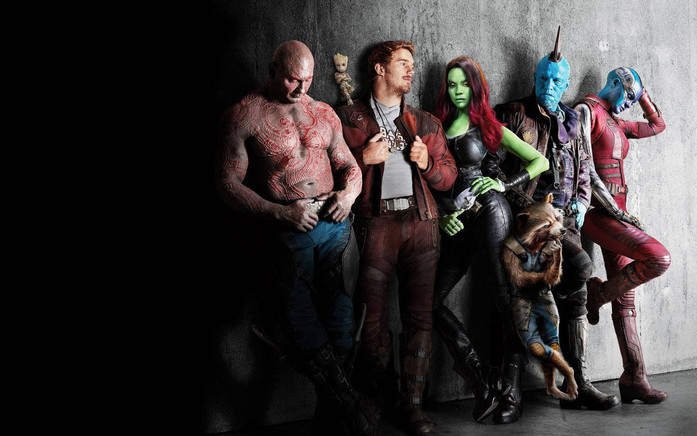 The Guardians Of The Galaxy Assemble For An Epic Adventure Background