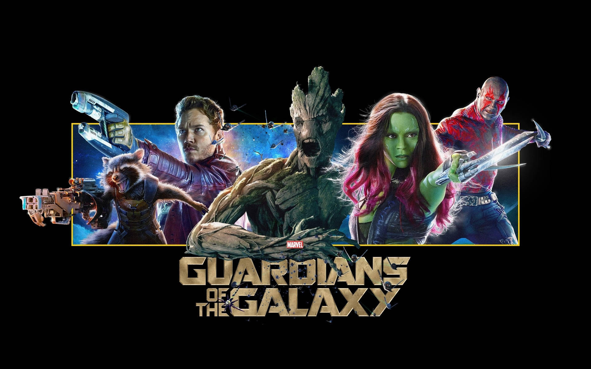 The Guardians Of The Galaxy Assemble Background