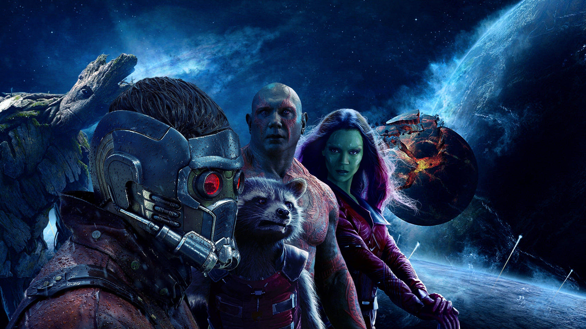 The Guardians Of The Galaxy Show Off Their 4k Glory Background