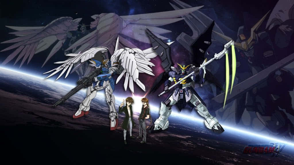 “the Gundam Wing Team: Ready To Fight” Background