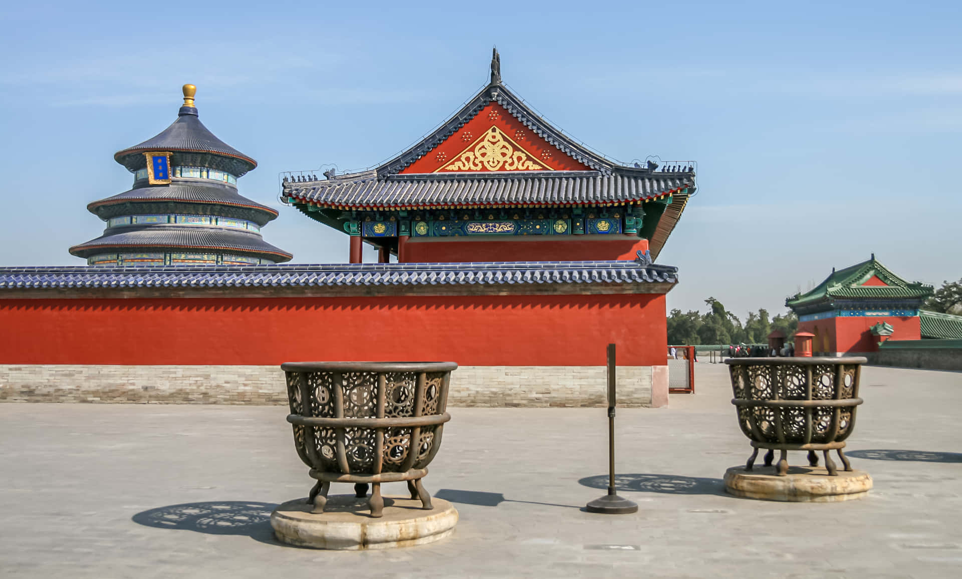 The Hall Of Abstinence At The Temple Of Heaven