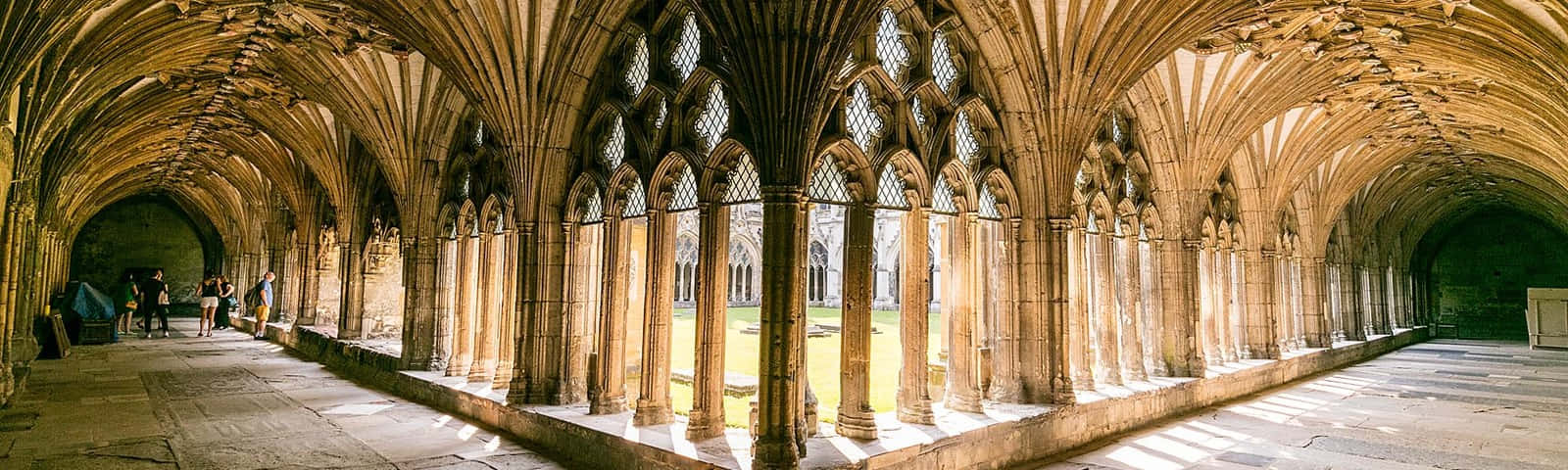 The Hallway At The Cloisters Of Canterbury Cathedral