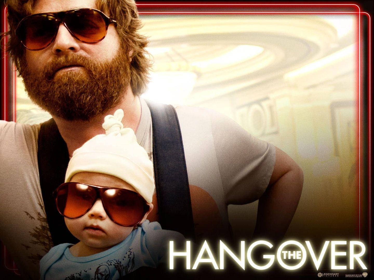 The Hangover Movie Poster Zach Galifianakis Baby Background