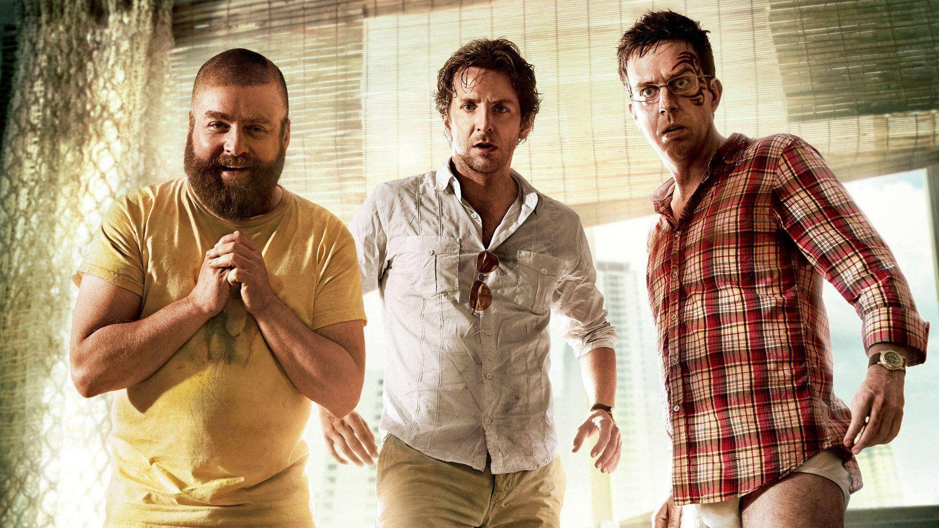 The Hangover Part Iii Phil Stu Alan Reaction Background