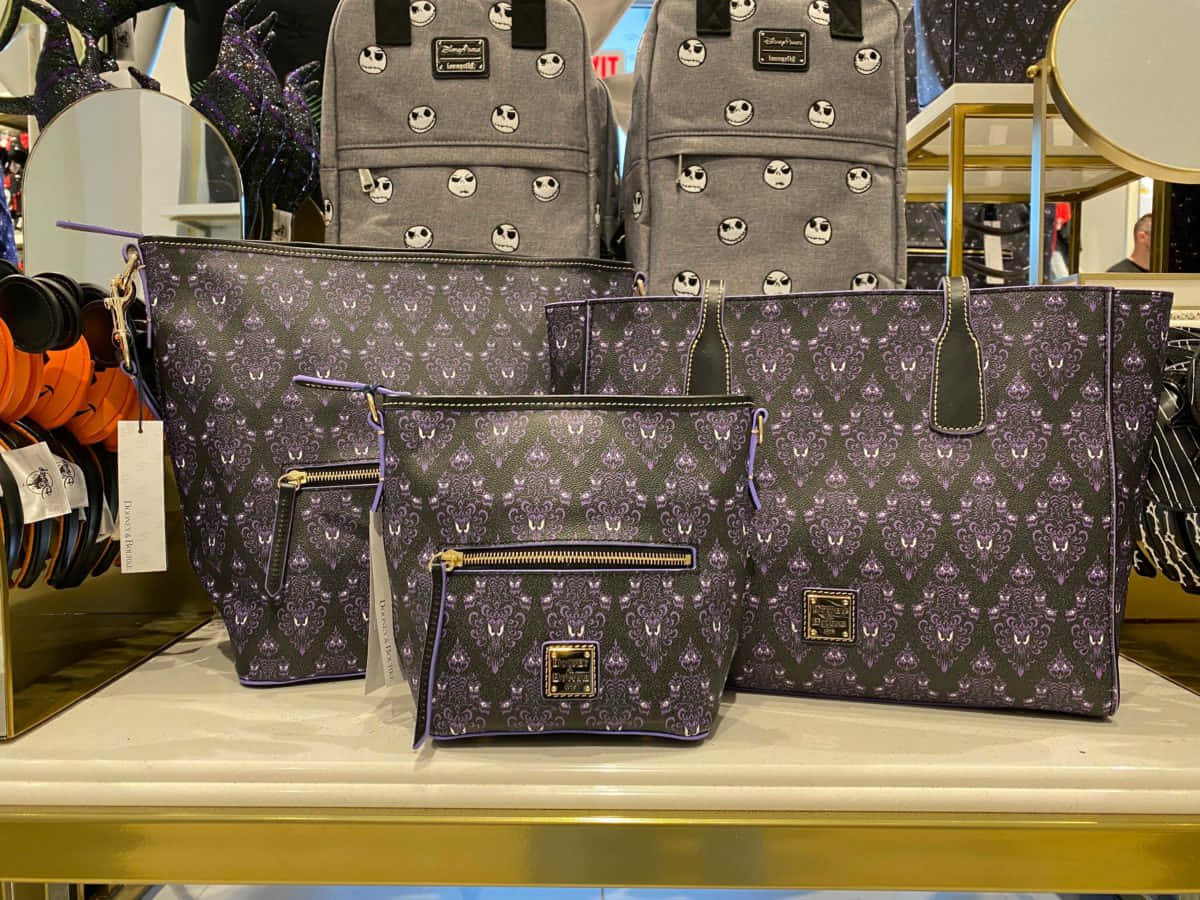 The Haunted Mansion Disney Handbags Background