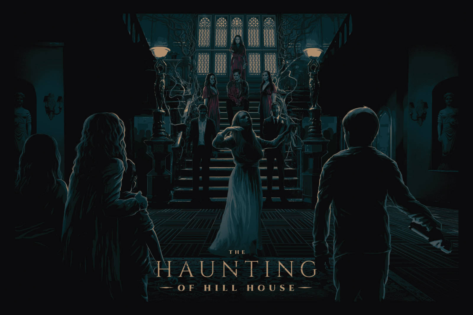 The Haunting Of Hill House Digital Illustration Background