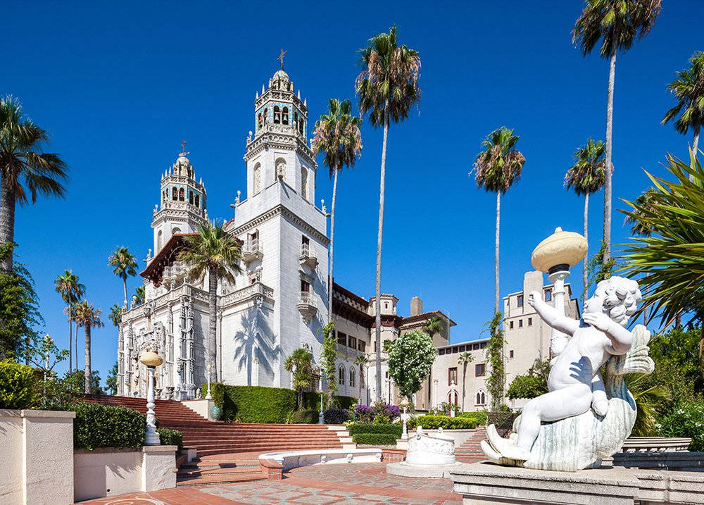 The Hearst Castle's Esplanade Background