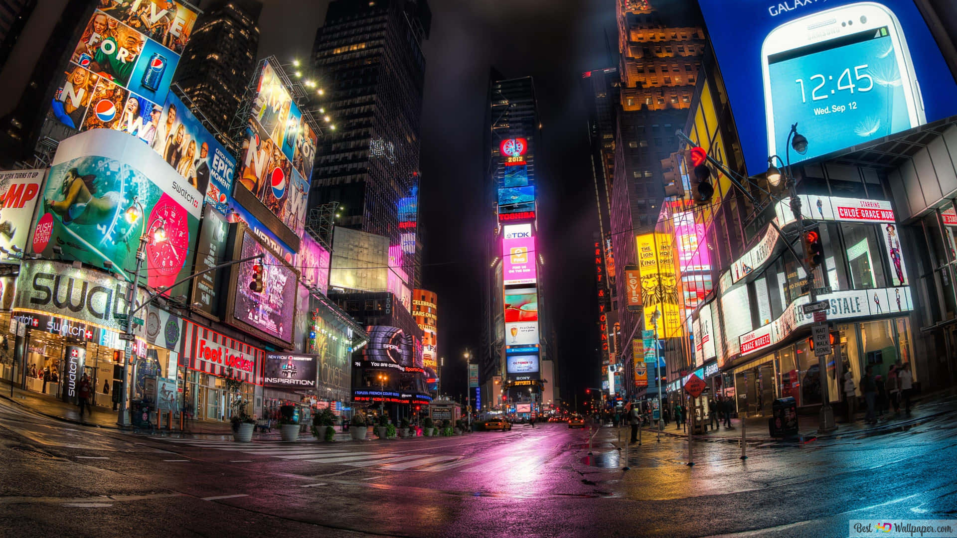 The Heart Of The City - Times Square Background